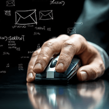 Person Holding A Computer Mouse