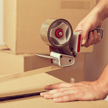 Person Putting On Tape